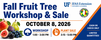 Featured event banner: Fall Fruit Tree Workshop & Sale